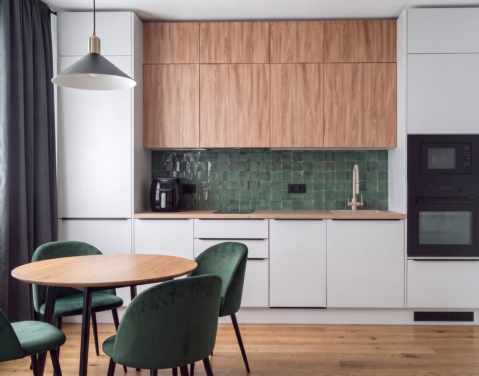 Flat · ЛДСП 16мм лайт грей + ЛМДФ 16мм каселла натуральный — фото 1